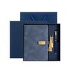 Taccuino da Lavoro in Pelle Formato A5: Diario con Fibbia Magnetica e Stampa Logo - Elegante Scatola Regalo per Riunioni d'Ufficio
