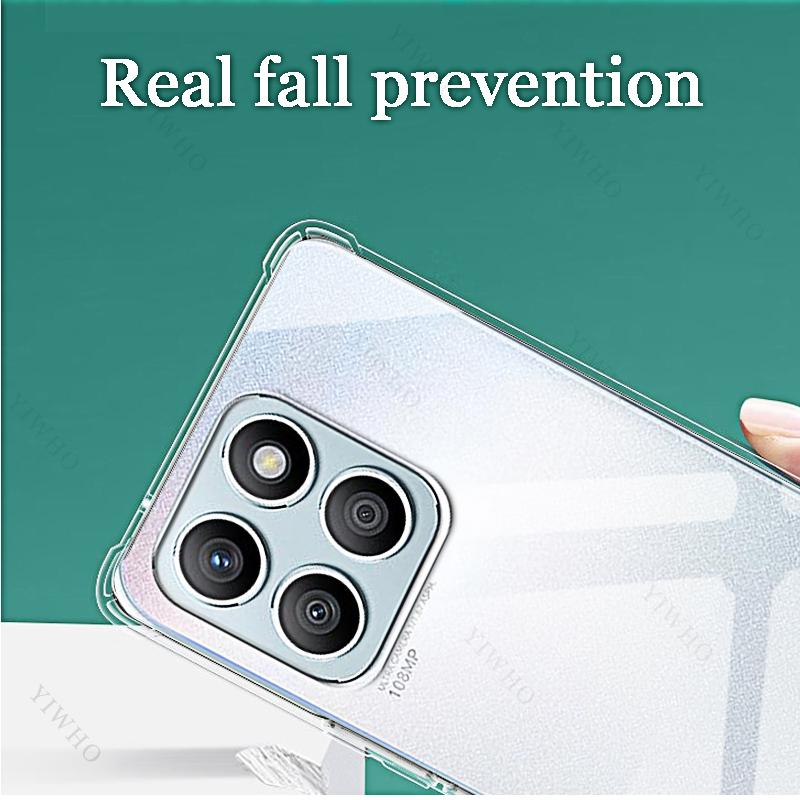 Transparente Handyhülle für Honor X8b X9b X7b Klare Rückseite Slim Weiches TPU auf Für Honor X6a X7a X8a X9a X8 X7 X6 Schützende Linse