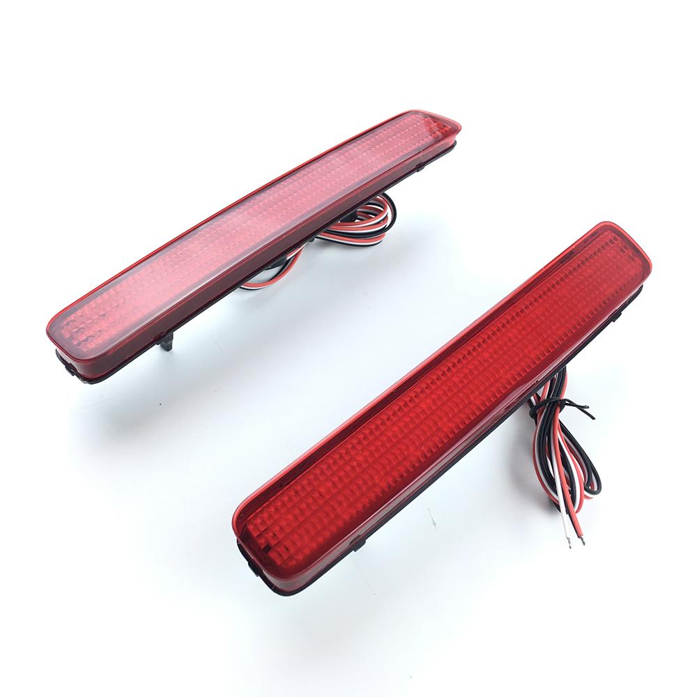 1 Pair LED Rear Bumper Reflector Tail Brake Light For TOYOTA NOAH VOXY 80 and Pruis 40 Series