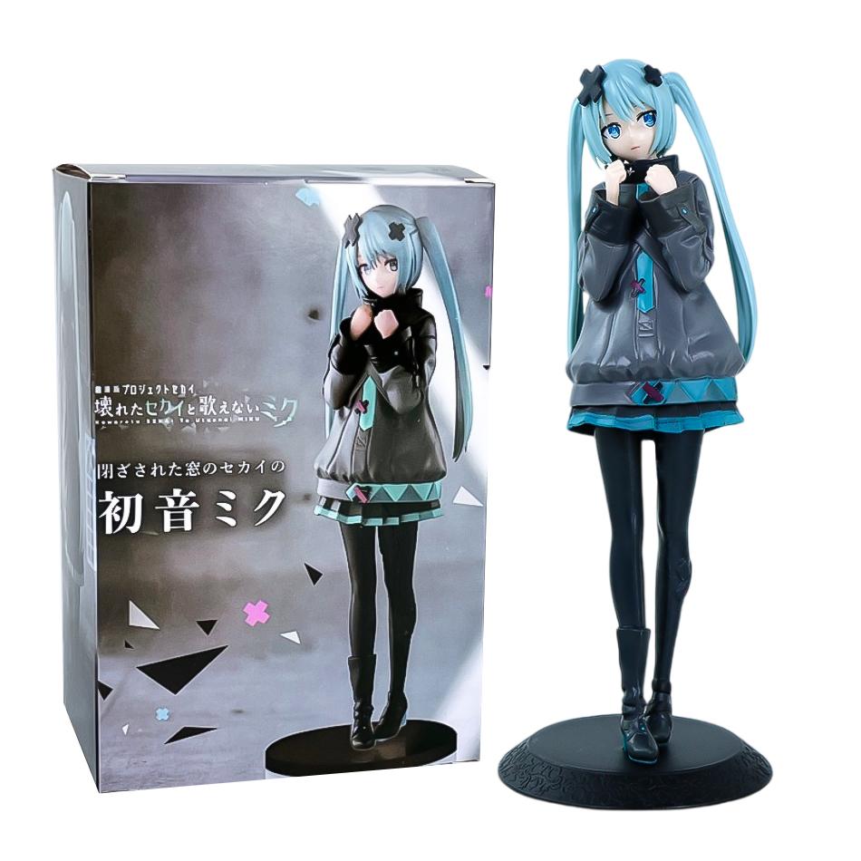 Anime Hatsune Miku Figure Fairy Tales Peripheral Collectible Models Decorative Decorations Children Kawaii Gift PVC Figurine