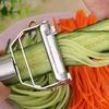 4 IN 1 Fruit Vegetable Peeler Stainless Steel Carrot Grater Double-Head Kitchen Gadgets Melon Cucumbers Potato Slicer Home Tools