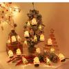 DIY Decor LED Christmas String Lights 3D Santa Snowman Style Tree Lantern Strip Outdoor Garden