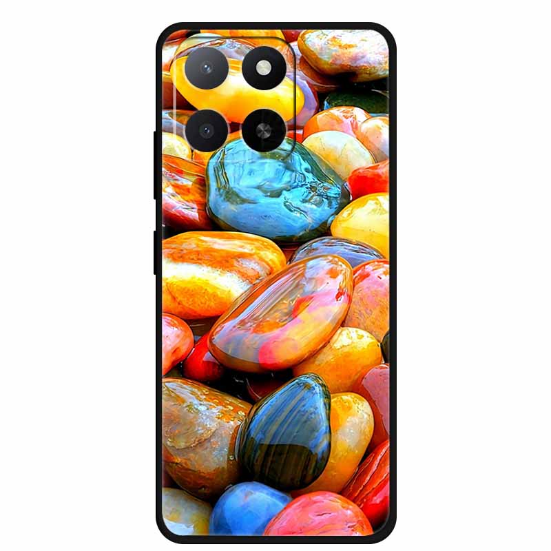 Für ZTE Blade A55 A35 Hülle Tiere Weiches Silikon TPU Handyhüllen Rückseite für ZTE Blade A35 BladeA55 Wolf Stoßfest Cool Capa