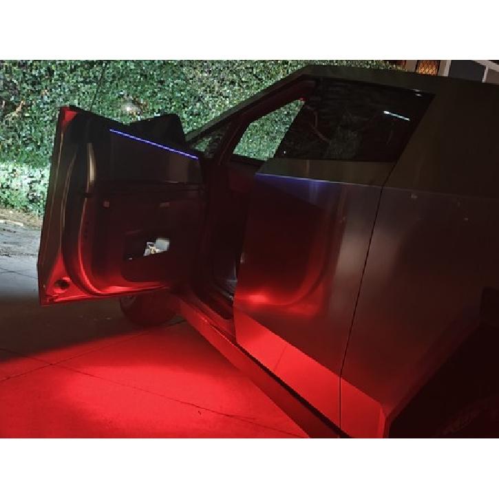 Red Full LED Door/Footwell/Glove Box/Trunk Lamps For Tesla 3 Y X S CyberTruck