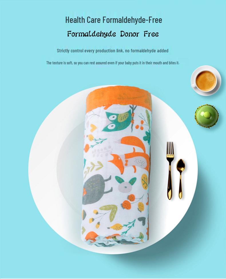 Soft Cartoon Baby Bath Towel: Pure Cotton, Skin-Friendly, All-Season, Universal Fit