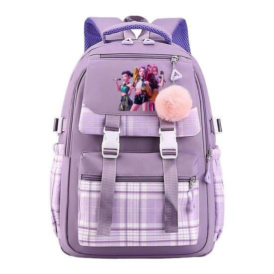 

Женский модный рюкзак с принтом охотников, школьный рюкзак большой вместимости для путешествий с несколькими отделениями для девочек, для повседневного использования на улице D