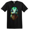 T-shirt Caméléon Panthère Portrait d'Animal Reptile Coloré Tee Nature Sauvage