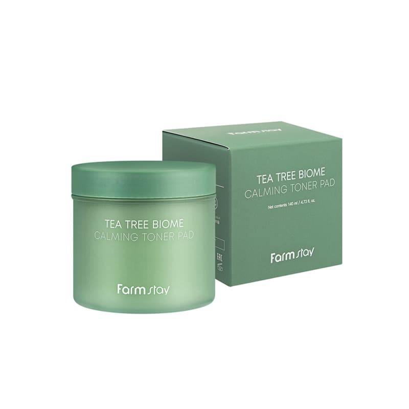 Farmstay Tea Tree Biome Calming Toner Pads 140ml (70 sheets)