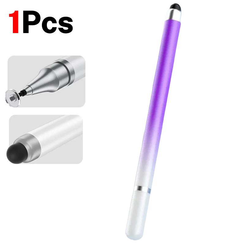 1-8Pcs Double-Headed Universal Stylus Pen For iPad Tablet Android IOS Phone Drawing Writing Capacitive Screen Touch Stylus Pens