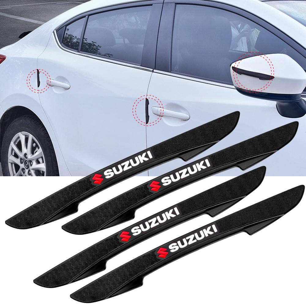 4PCS Auto Anti Collision Strips Car Door Edge Protector Stickers For Suzuki Grand Vitara Samurai Gsx S750 Vstrom 650 Jimmy Alto