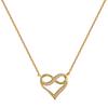 Yongcheng Heart-shaped Necklace Love Girl Fresh and Simple Temperament Fairy-like Clavicle Chain