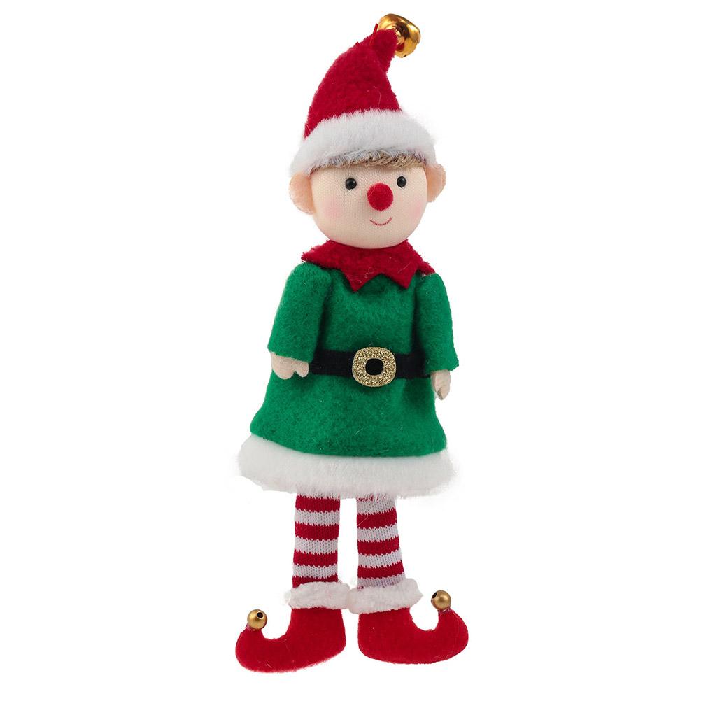 Christmas Elf Dolls Christmas Tree Hanging Pendant Xmas Decoration Doll Kids Toys Gifts Dolls For Christmas Parties