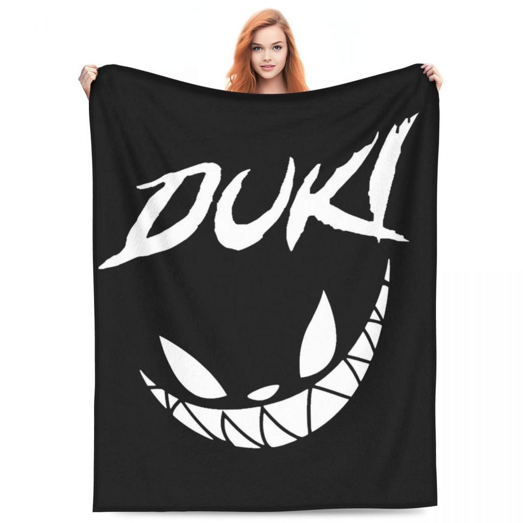 Duki Fleece Throw Blanket Reggaeton Latin Trap Pop Rap Blanket for Bedding Office Lightweight Bedspread