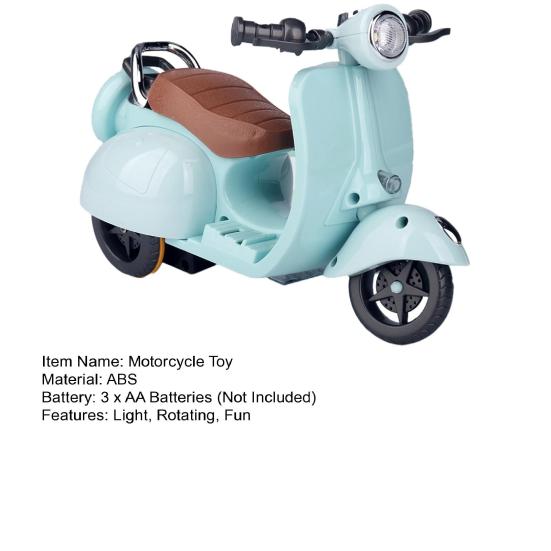 Underholdning Flerfarget Pent utseende Ingen deformasjon Roter Swing Elektrisk Stunt Motorsykkelleke