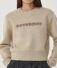COVERNAT WOMAN Cooper Logo Knit Beige