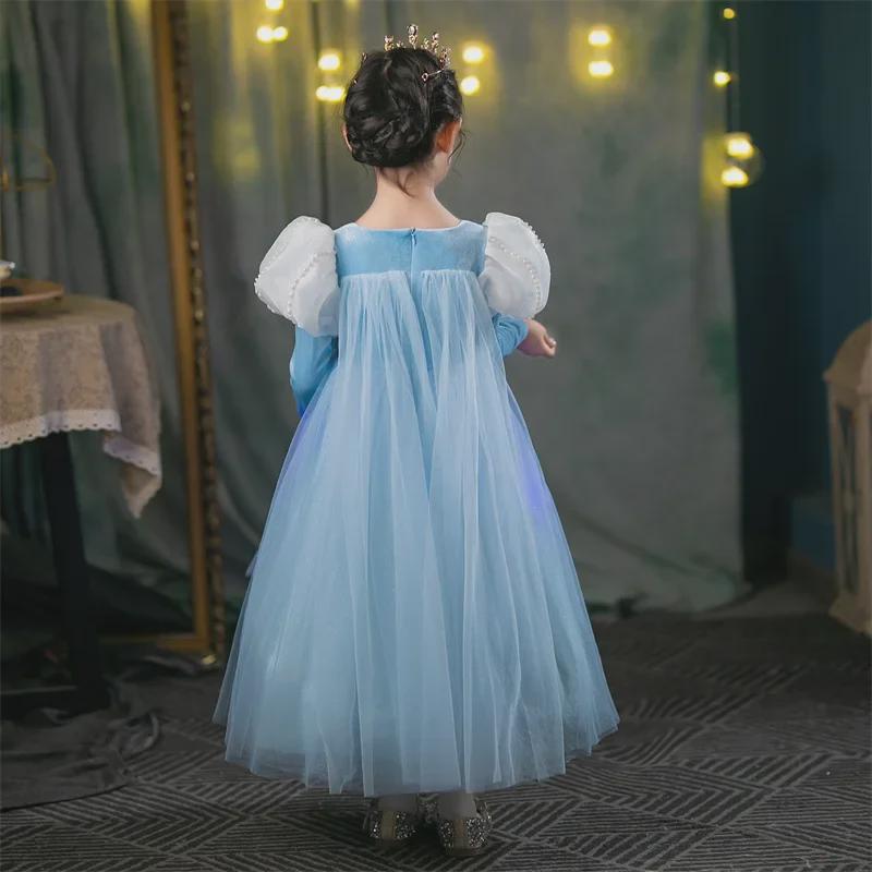 New Girls' Luminous Aisha Princess Dress – Spring/Autumn & Christmas Performance Skirt