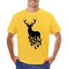 Rudolph the Red Nosed Reindeer Pattern T-shirt Tees Funnys Big and Tall T Shirts for Men