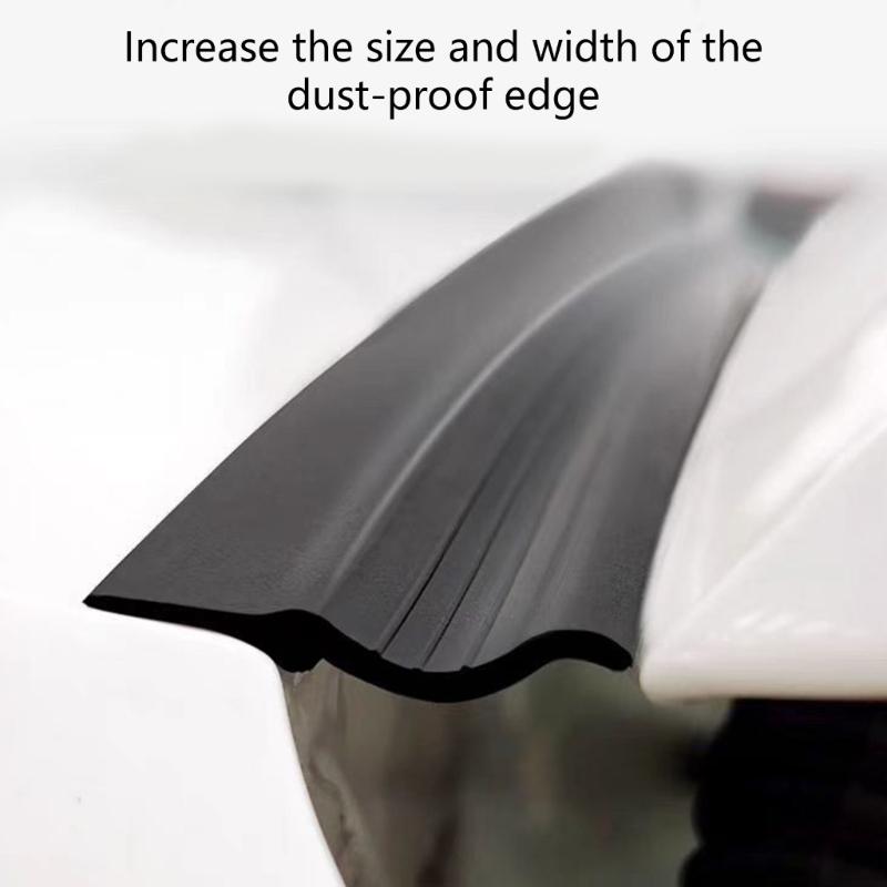 Rubber Auto Rear Trunk Seal 1.5 Meters Long For Vehicle Window Doors And Hatchback Dust Proof Noise Reduction Waterproof