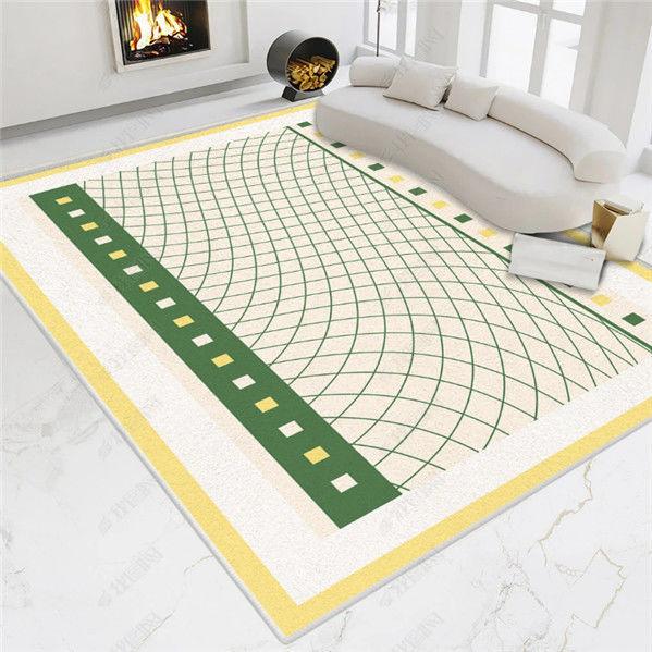 Modern Simple Chessboard Living Room Rugs Flower Girl Carpets Home Decoration Bedroom Carpet Large Area Carpets For Living Room