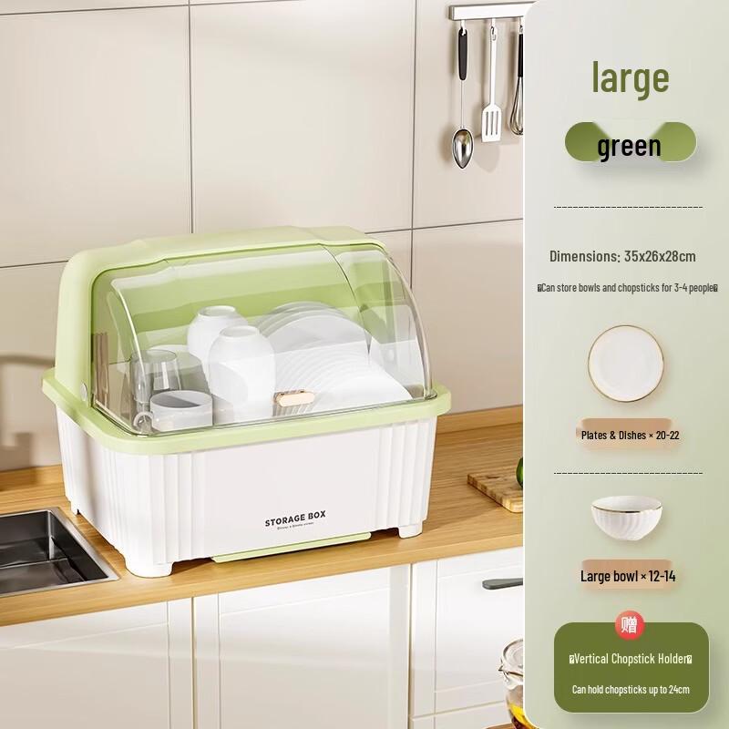 Bo Yi Duo Covered Dish & Cutlery Drying Rack