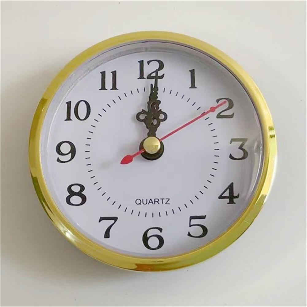 Gold Quartz Clock Insert Repairing Clocks Clock Accessories