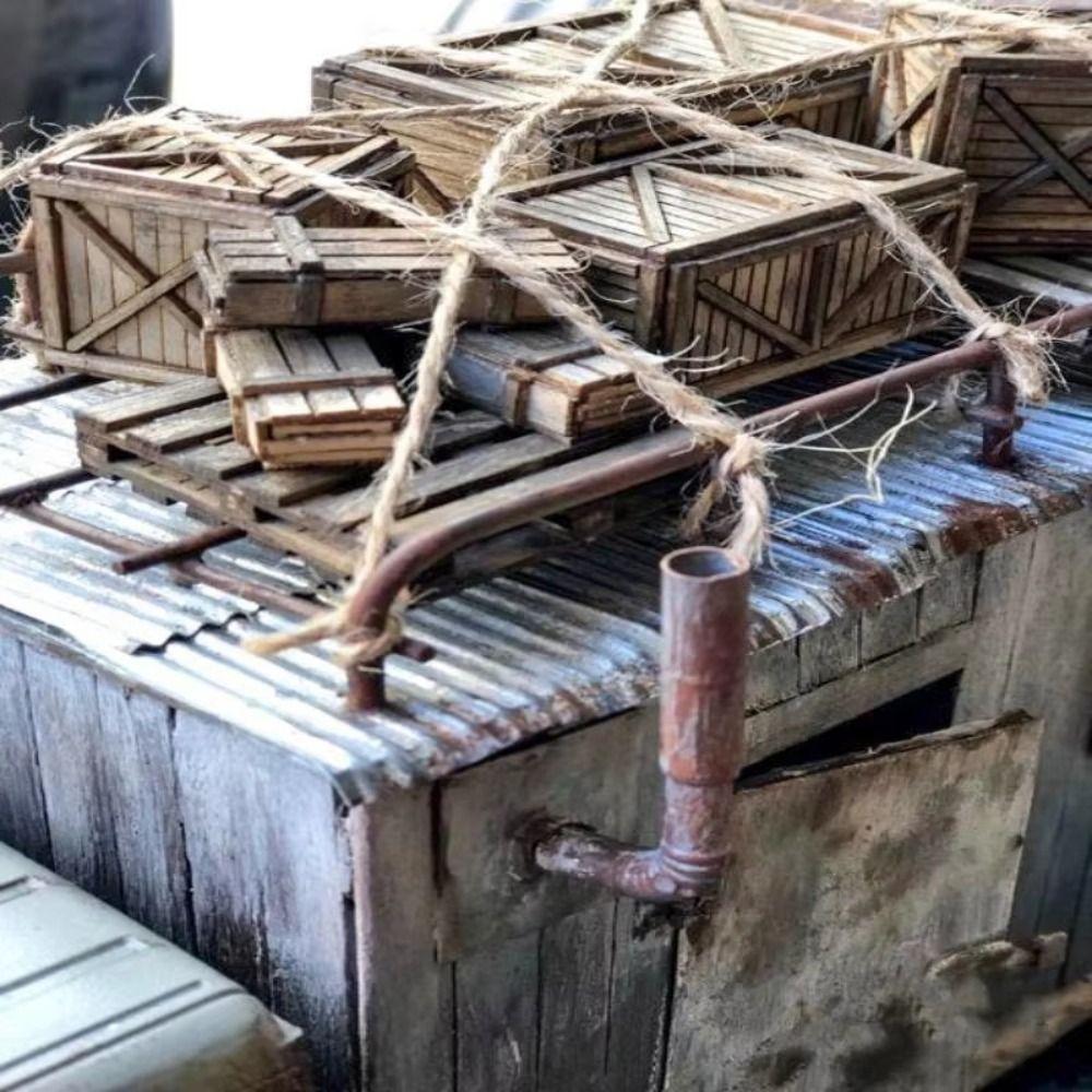 Building Making Miniature Corrugated Tile Corrugated Tile Wall Sheet Micro Landscape