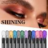 Smoky Dark Green Eyeshadow Pencil Stick Waterproof Pearlescent 12 Colors Metallic Glitter Eye Shadow Highlighter Pen Makeup Tool