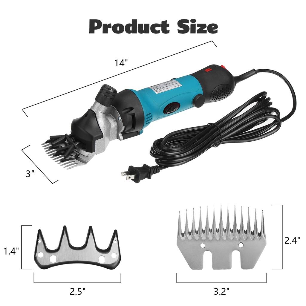 3500W Professional 6 Speeds Electric Sheep Clippers for Sheep Alpacas Llamas and Large Thick Coat Animals Grooming