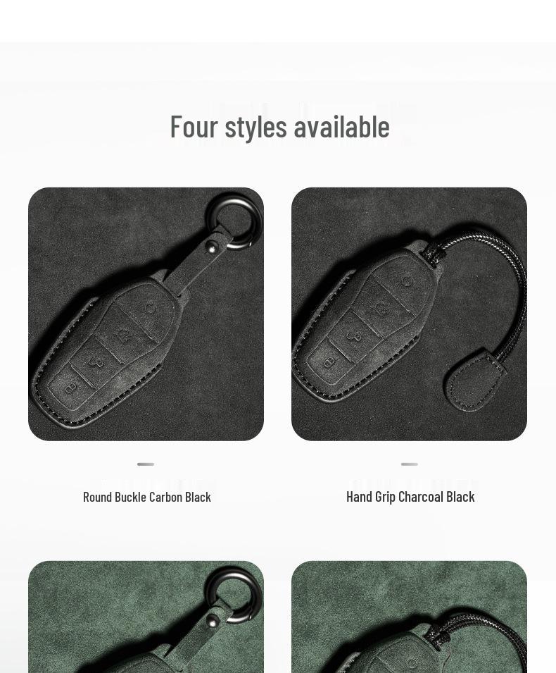 BYD Car Key Suede Case for Tang DMI, Han EV, Dolphin, Seal, Song PLUS, Yuan DMP Models