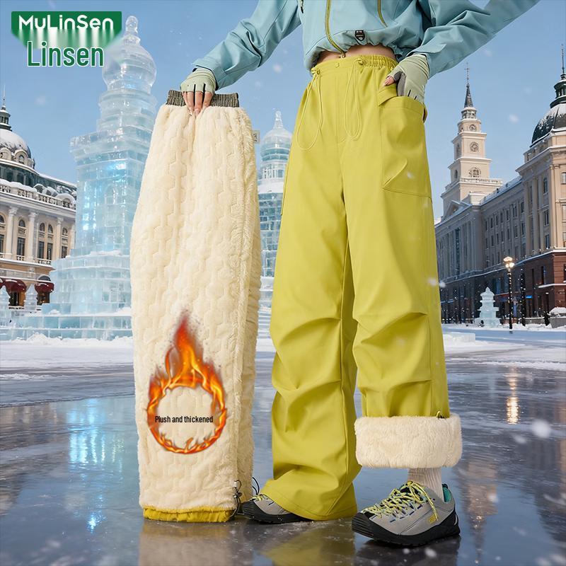 MULINSEN Women s Fleece Lined Thermal Winter Pants 3XL