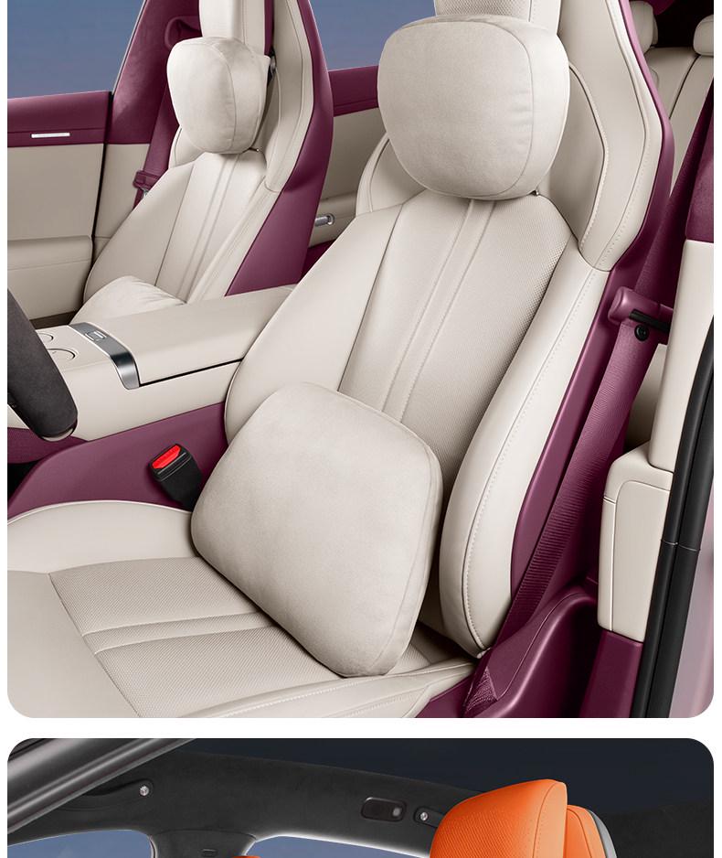 Compatible Magnetic Headrest Lumbar Support & Neck Pillow for Xiaomi YU7 Model
