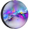Aurora Borealis Spare Tire Cover Waterproof Dustproof Wheel Protector for SUV Truck RV Camper