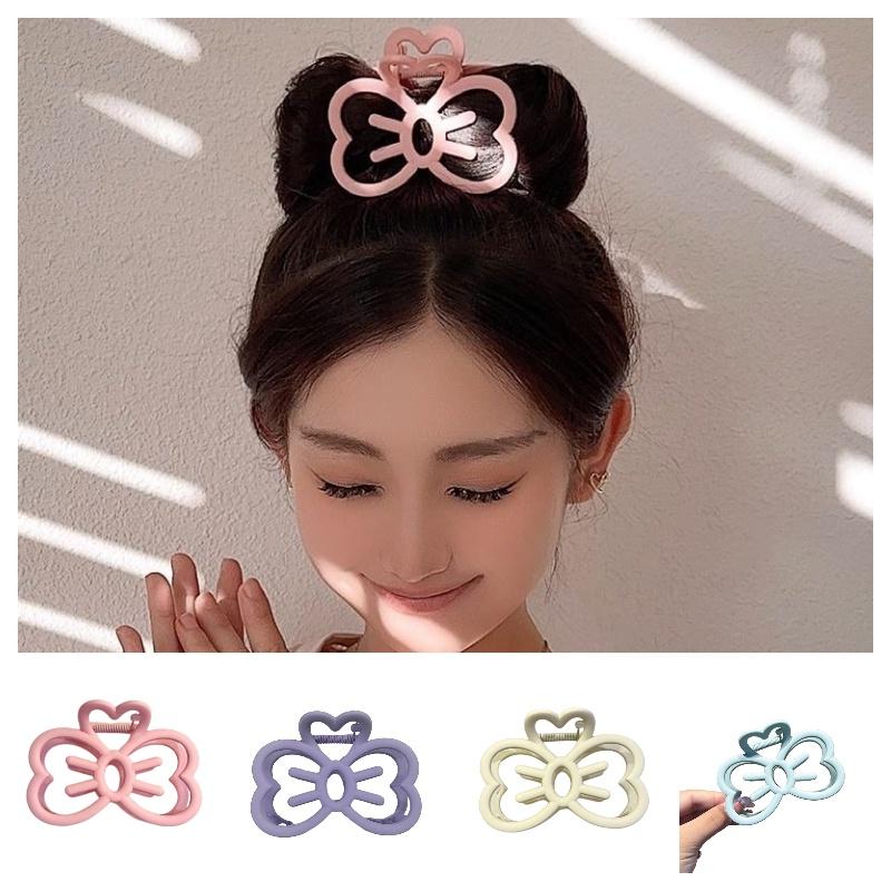 Trendy Hair Decoration Elegant White Bow Hair Clip For Stylish Girls