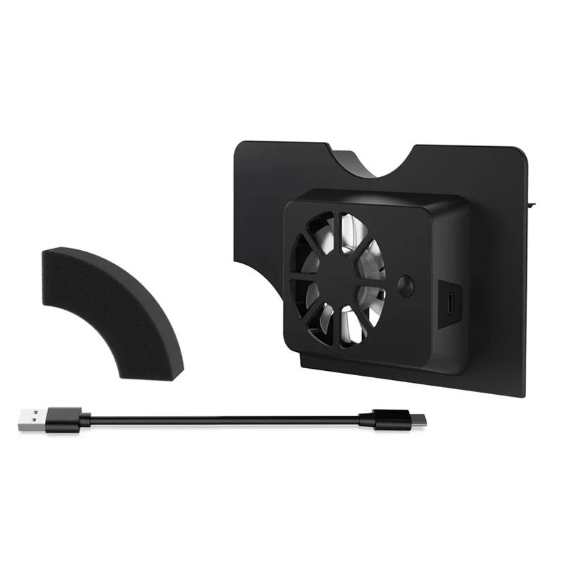 Cooling Fan OLED Accessor for Switch OLED Original Stand Game Console Dock Cooler with LED Fan USB for Nintendo Switch
