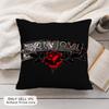 Band BBon JJovi Cushion Cover Soft Plush Fabric DoubleSided Printed Pillowcase for All Seasons Home Decor