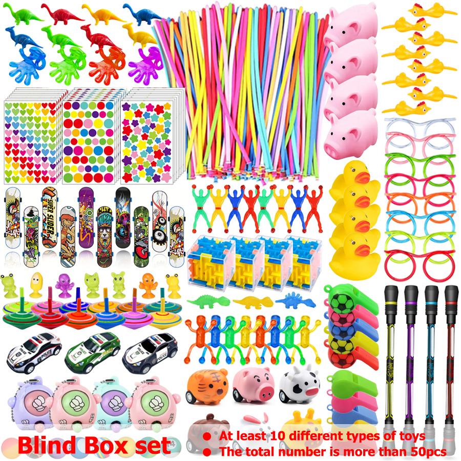 

50pcs+ Party Favor Gifts Blind Box More Than 50+ Styles Stress Relief Toys Ship Random Children Adult Party Event Souvenir Gift