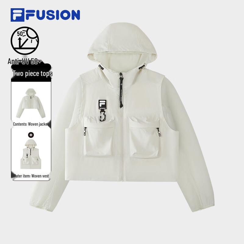 FILA FUSION Women s Hooded Two-Piece Set M березовый серый