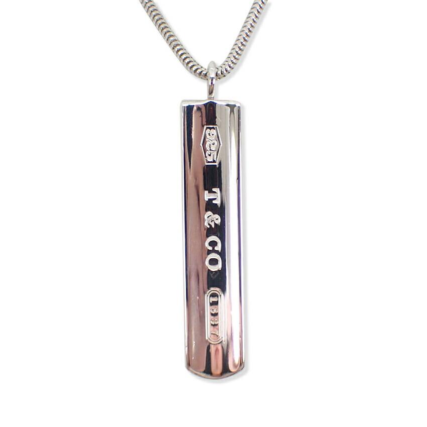 

[Used] TIFFANY 925 1837 Bar Pendant/Necklace/g516-44