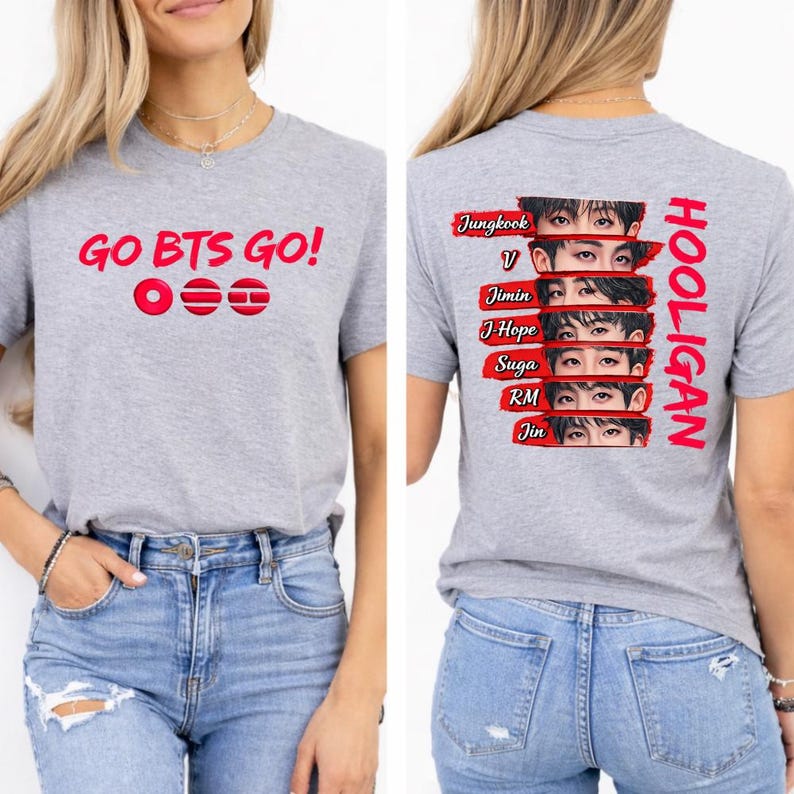 Bulletproof Tour 2026 T-shirt BTS Arirang, BTS Konsert T-shirt, BTS Jin, Hooligan, Roligt T-shirt Bts Arirang Konsert T-shirt Jin Inspirerad Hooligan