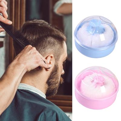 Weiche Borsten Trockenen Puderquaste Transparenter Deckel Staubdicht Feuchtigkeitsbeständiger Baby-Talkumpuderbehälter mit Puff-Make-up-Tools