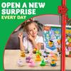 JOYFY 24 Dni Kalendarz Adwentowy Boże Narodzenie Gumowa Kaczka dla Chłopców Dziewczynek Upominek na Imprezę Prezenty Świąteczne Zabawne Kaczki Odliczanie do Świąt