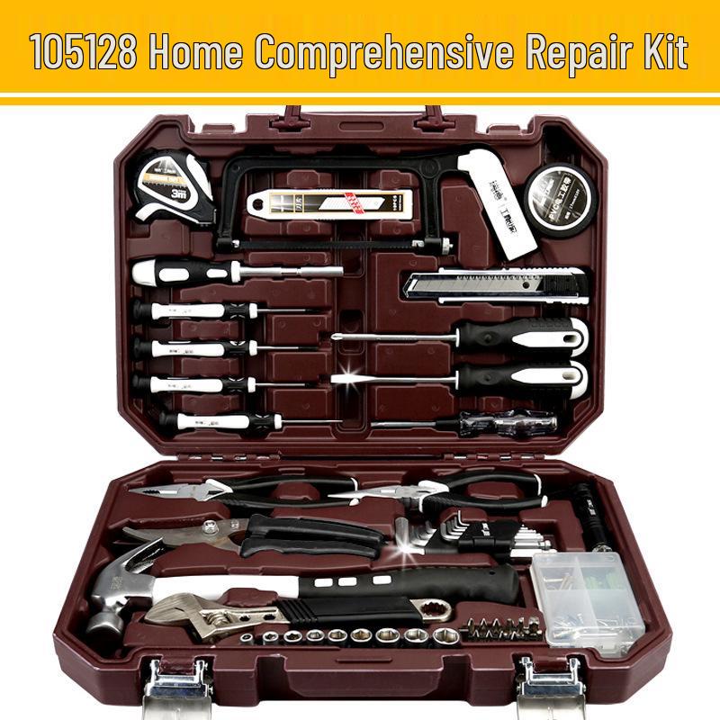 100-Piece Electric Drill & Tool Set with Carrying Case - Essential Household Kit with Free Shipping