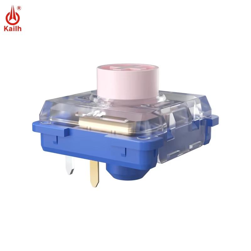 

Kailh Low Profile Silent Mechanical Keyboard Switch Deep Sea Islet Pink MINI Linear Applicable to 1353Hitbox MG68 Xiaoshun A75 4 PCS