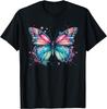 Butterfly Watercolor Design – Boho Aesthetic Art T-Shirt