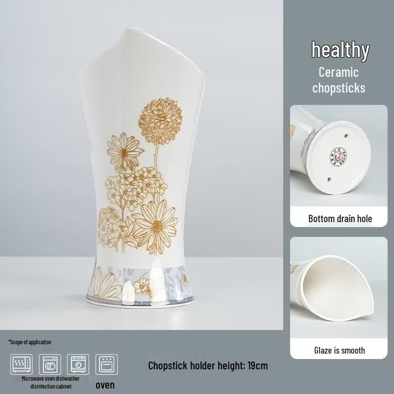 HANDUNYOU Jingdezhen Ceramic Chopsticks Set