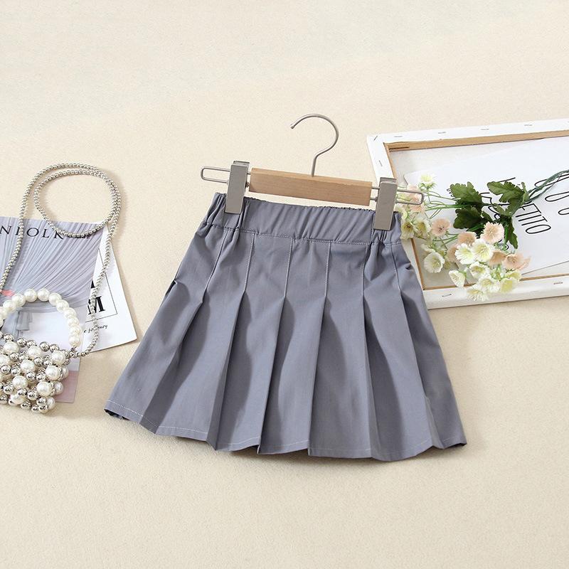 Mädchen Faltenröcke 2025 Frühling und Herbst Kinder Jk Röcke