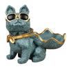 Resin Dog Figurine Basket - Home Decoration Ornament (Poodle, Myna, Bulldog)