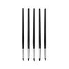 5 Pièces Stylos Pinceaux en Silicone Résine pour Façonnage Dentaire Outil pour Dents en Porcelaine Pinceaux pour Art des Ongles Stylo Argile Céramique Outils de Sculpture Modélisation Diy