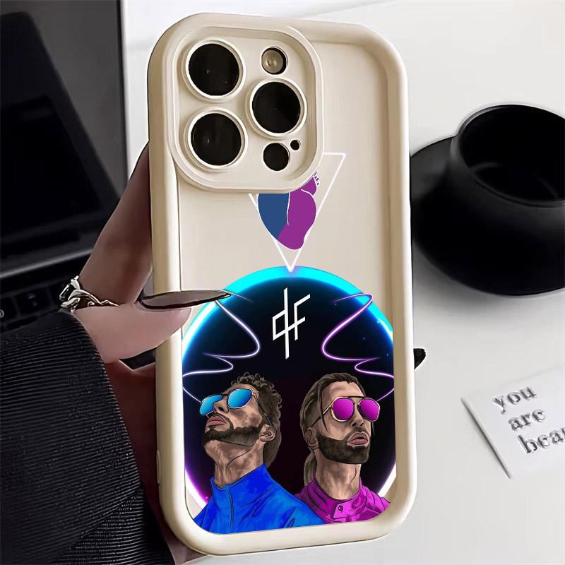 QLF x PNL Pnl Singer Soft TPU Case For iPhone 16 15 11 13 14 12 Pro Max 15 Plus Mini Coque 16Pro Shockproof Silicone Phone Cover