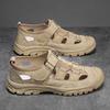 Men's Sneakers Breathable Mesh Sandals for Man Walking Shoes Summer Khaki Sports Sandals Men Outdoor Simple Color Comfortable